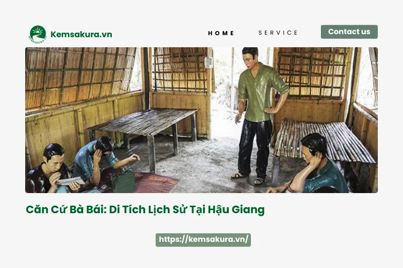 Căn cứ Bà Bái - Hậu Giang: Nơi ghi dấu lịch sử hào hùng