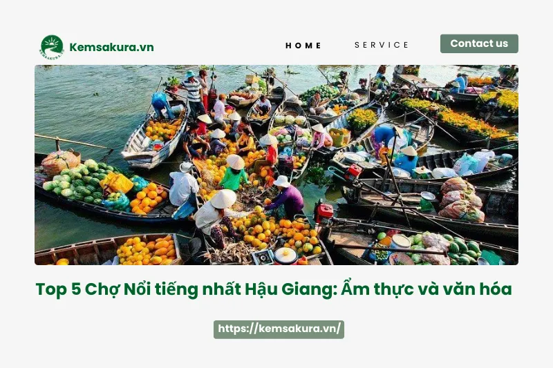 Top 5 ngôi chợ nổi tiếng nhất Hậu Giang: Ẩm thực và văn hóa