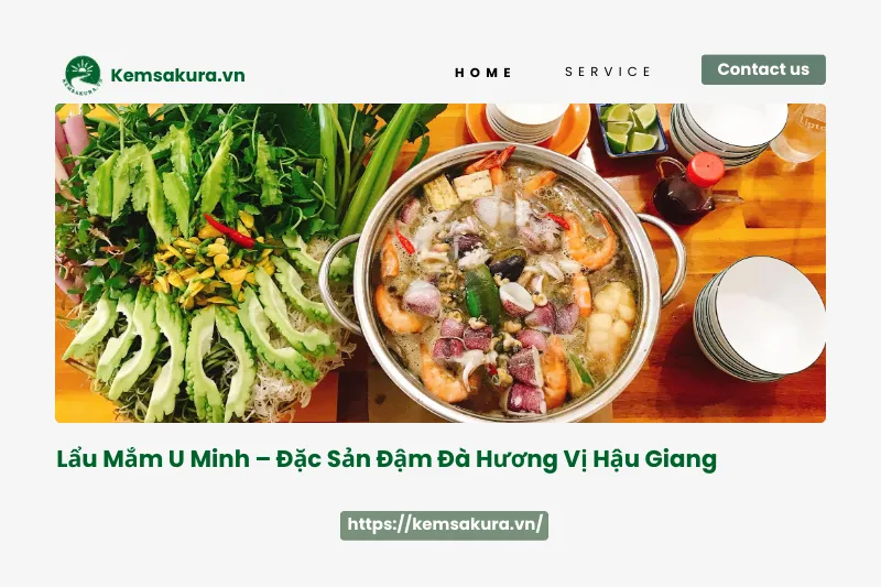 Lẩu mắm U Minh - Đặc sản Hậu Giang, món ngon dân dã