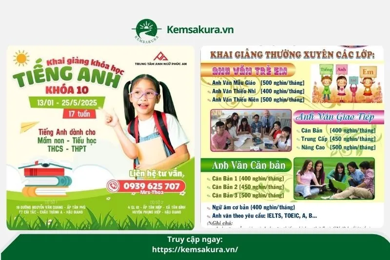 Trung tâm Anh ngữ Phúc An